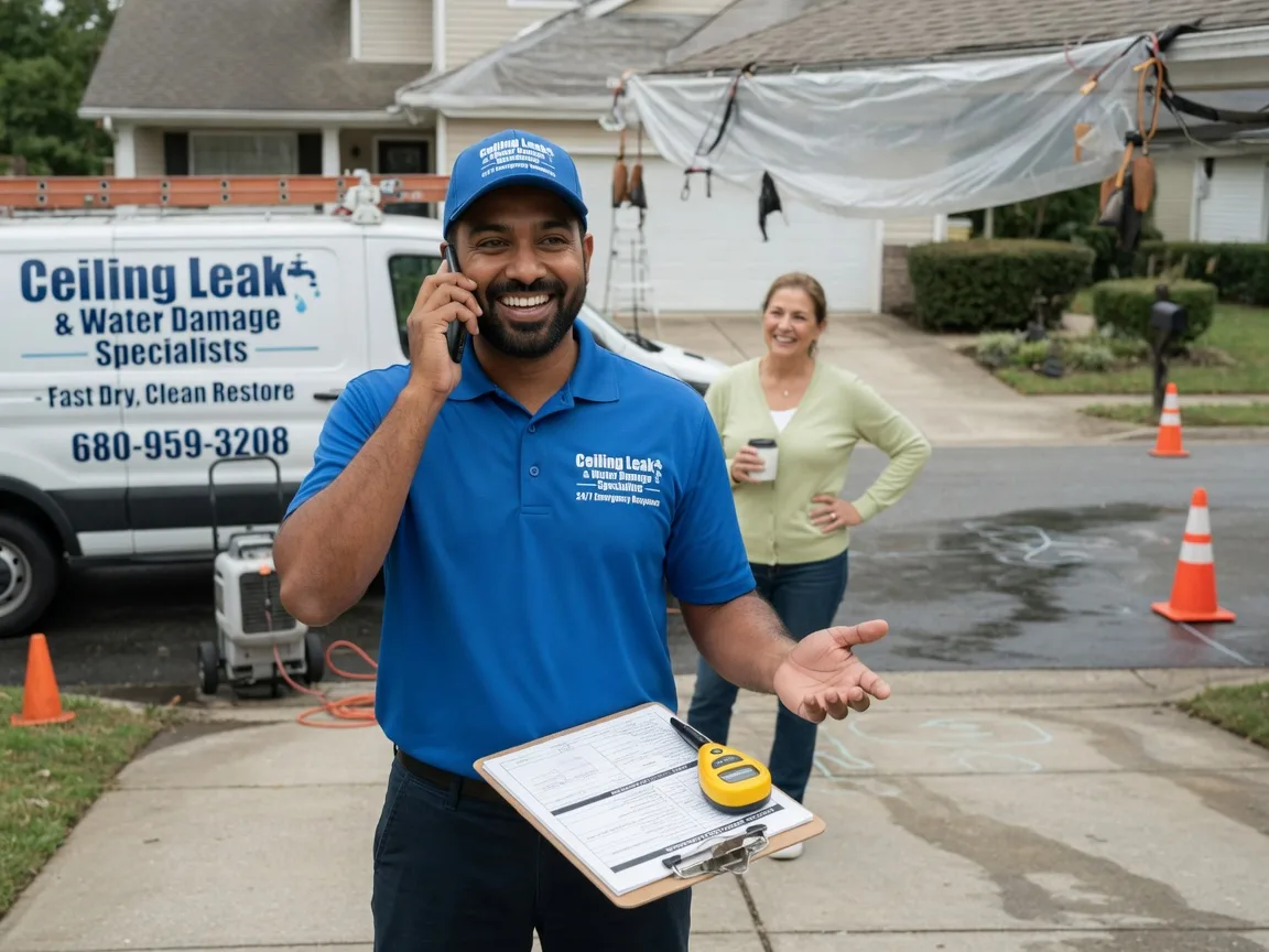 Ceiling Leak Cleanup Eaton Park, FL FAQs